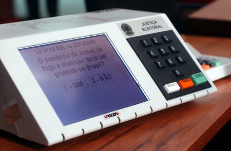 Brazilian electronic voting machine